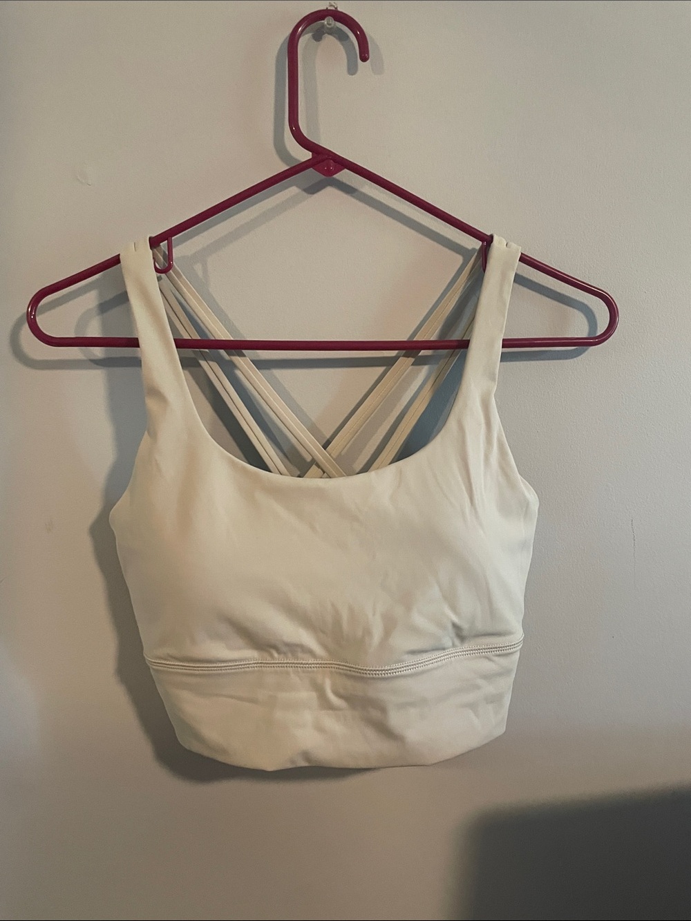 CRZ YOGA Nude Crossback Crop Bralette